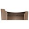 Linea Italia Curved Reception Desk with Counter, 3 Units, 143 inW x 71 inD, N. Walnut ZUI297 - alternate 7
